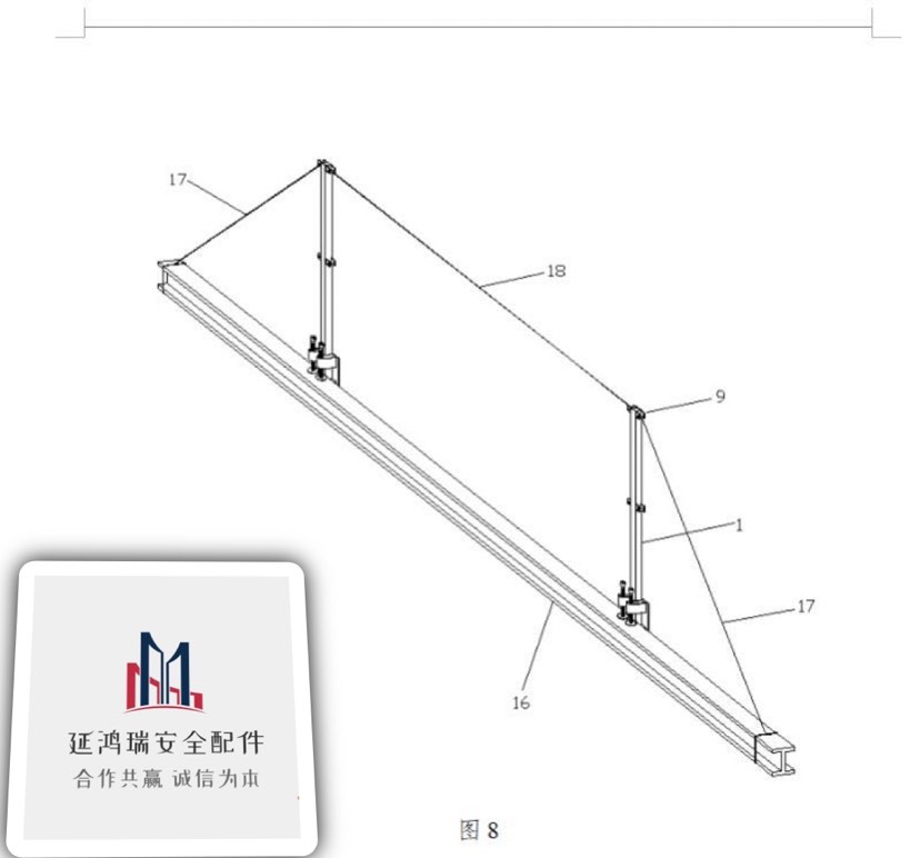 钢结构生命线支架，钢结构生命线G字夹
☎V信：187510733...