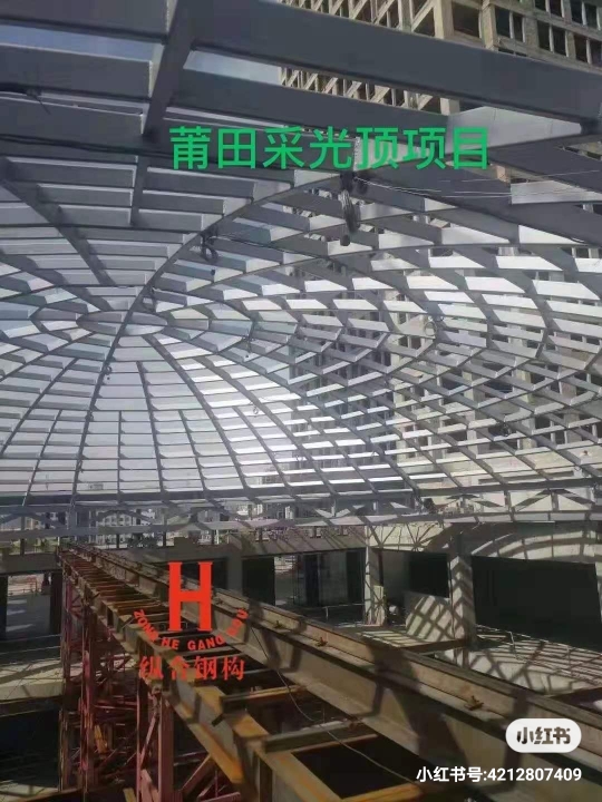 沧州纵合钢构管桁架加工生产基地