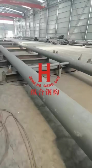 沧州纵合钢构管桁架加工生产基地