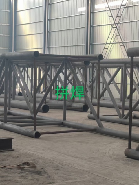 沧州纵合钢构管桁架生产加工基地