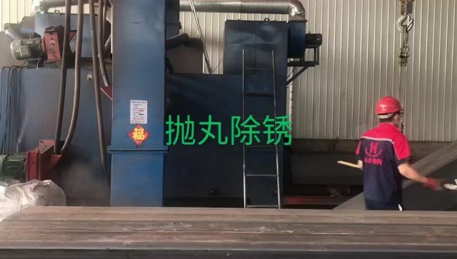 沧州纵合钢构管桁架生产加工基地