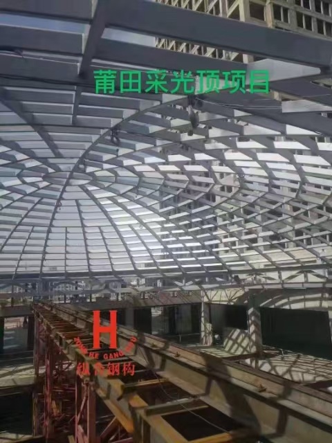 沧州纵合钢构管桁架加工生产基地