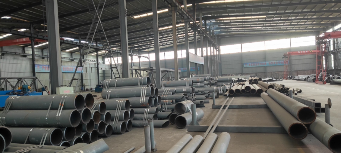 沧州纵合钢构管桁架生产加工基地