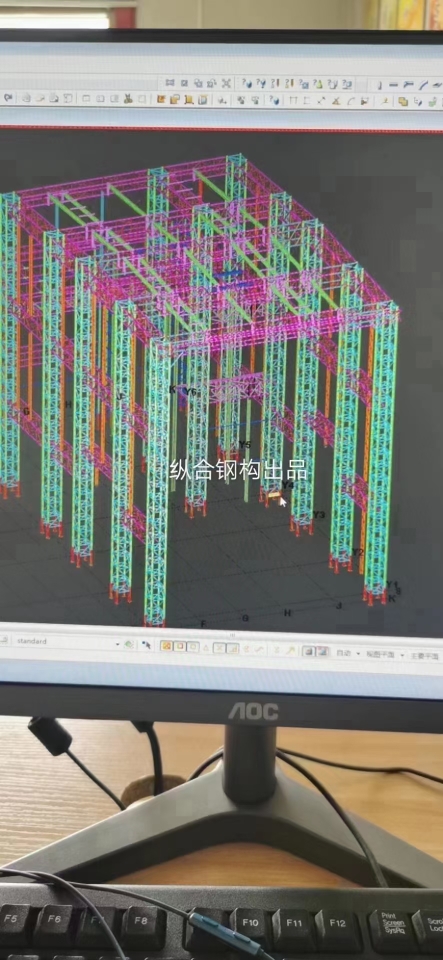 纵合钢构管桁架加工生产基地