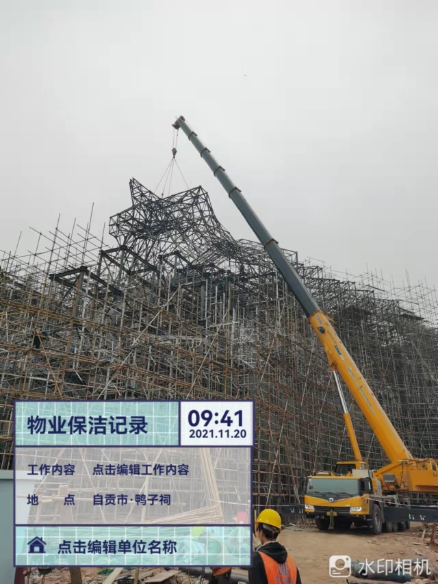 纵合钢构管桁架加工生产基地