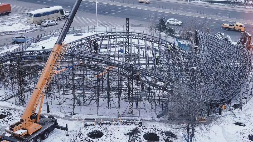 沧州纵合钢构管桁架加工基地