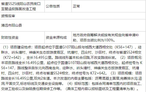 清远路面改造工程