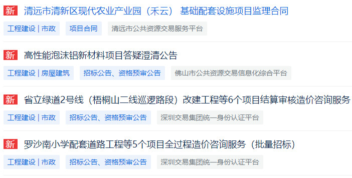 广州建设工程信息网 广州2024重点项目清单
