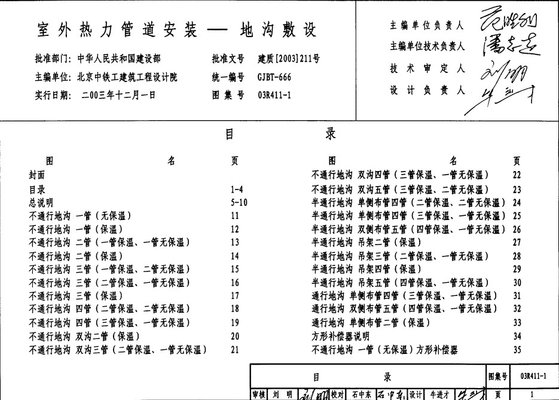 03r411-1地沟支架图集pdf 03r411-1检查井钢筋配筋