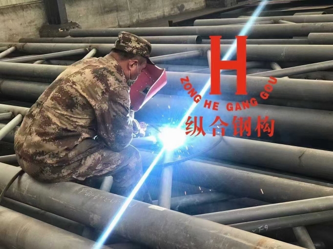 沧州纵合钢构管桁架加工生产基地