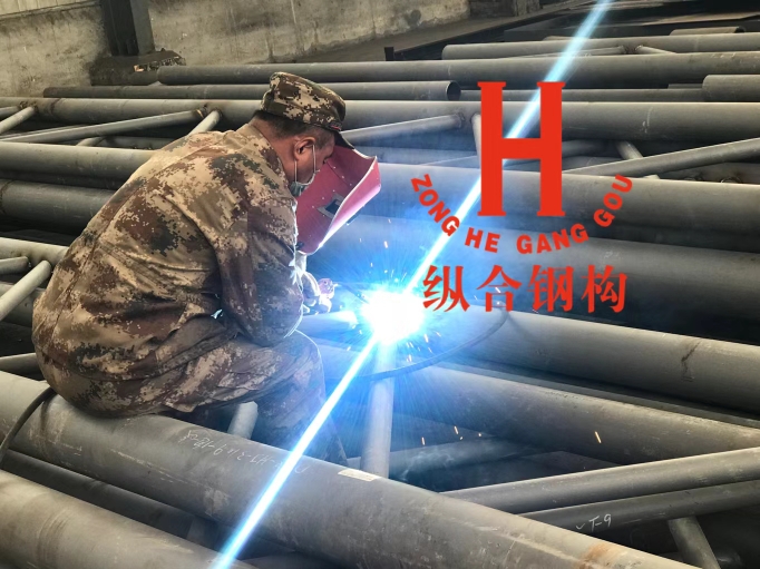 纵合钢构管桁架加工基地