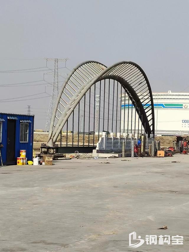 河北沧州钢结构加工生产基地