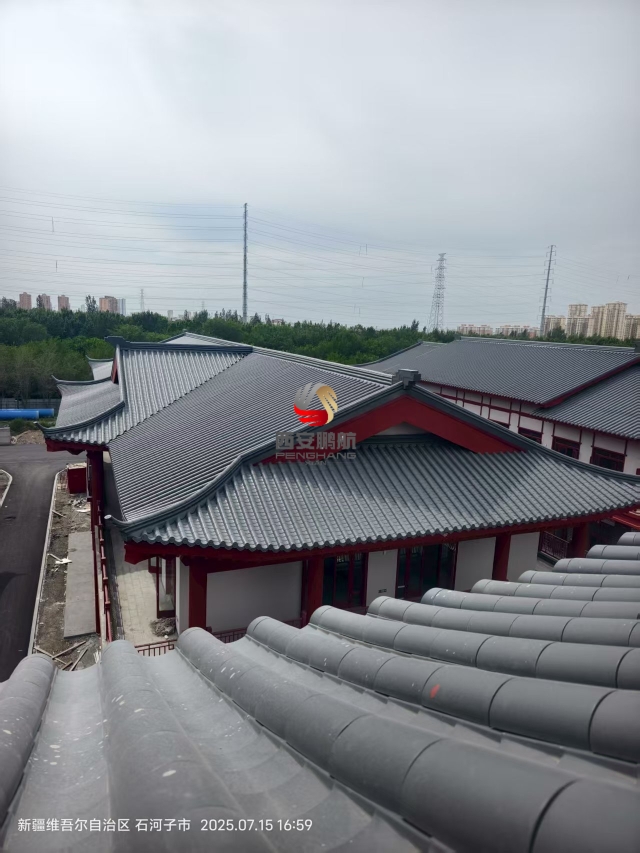 金属瓦安装效果