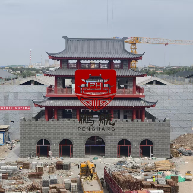 金属瓦安装效果